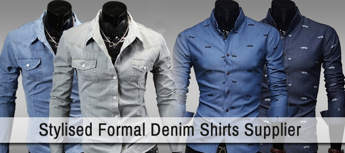 Formal Denim Shirts Manufacturer