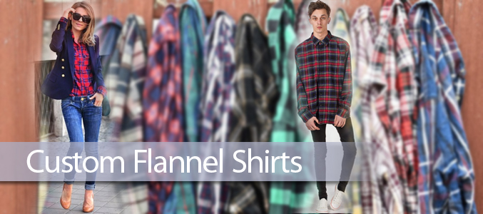 custom flannel shirts