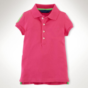 Active Pink Big Pony Cotton Polo Shirt