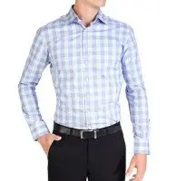 Blue Checks Business Shirt Distributor