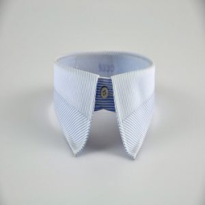 Buttoned Forward Point Collar