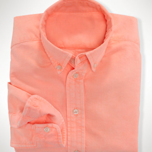 Cabana Orange Cotton Oxford Blake Shirt
