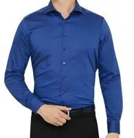 Dark Blue Smart Shirt Supplier