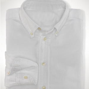 Ivory Cotton Oxford Blake Shirt