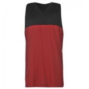 Wholesale Maroon and Black Block Tee Manufacturer