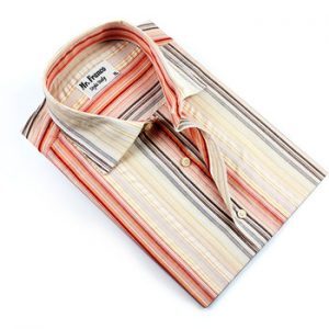 Orange Striped Shirt
