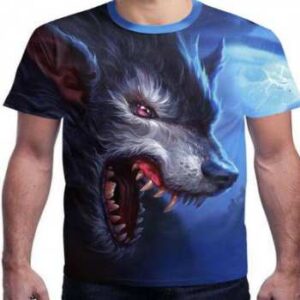 anger splatter wolf face 3d-t-shirts manufacturer