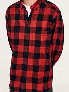 Wholesale Black And Red Check Shirt