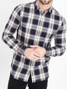 Black and White Checked Shirt Manufacturer