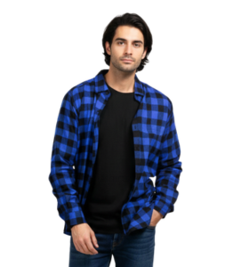 Wholesale Blue Checked Shirt