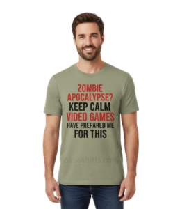 Lovely Grey Zombie Tee Vendor
