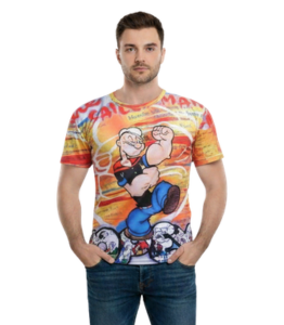 Muscular Popeye 3D T-Shirt Supplier