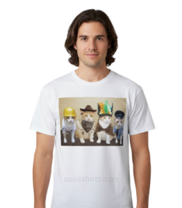 Smart Cats Funny Shirt Supplier