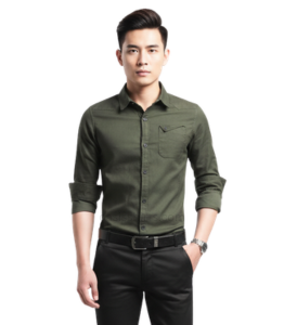Wholesale Soothing Green Formal Shirt