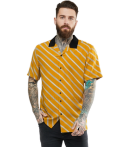 Black & Gold Collared Shirt Vendor