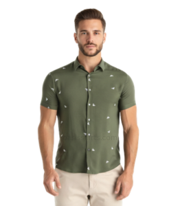 Green Printed Shirt Vendor