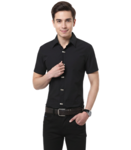 Half Sleeve Black Shirt Vendor