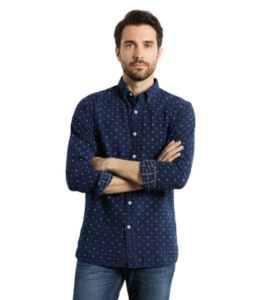 Indigo Printed Shirt Vendor