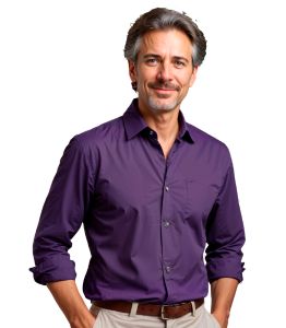 Men Violet Dress Shirts Vendor