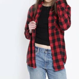 wholesale red checked shirts distributor