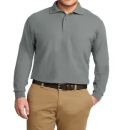 Wholesale Silk Touch Long Sleeve Golf Shirts Manufacturer