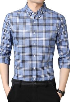 Wholesale Slim-fit Full Sleeve Check Shirt