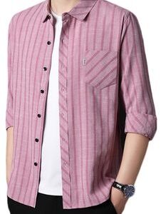 Wholesale Slim-fit Plaid Cotton Shirt