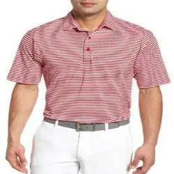 Wholesale Stripe Stretch Mens Golf Shirts Manufacturer