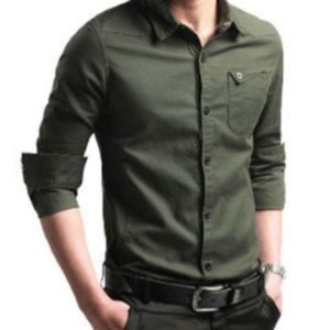 Manufacturer of Green Formal Men Shirt
