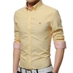 yellow shirt manufacturer for men