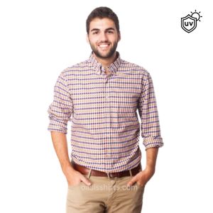 Men UPF Protect Check Shirt Manufacturer