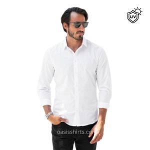 Men UV Protect White Shirt Manufacturer