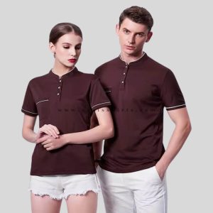 brown uniform shirts for men & women in bulk