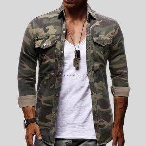 wholesale camouflage military uniform shirt