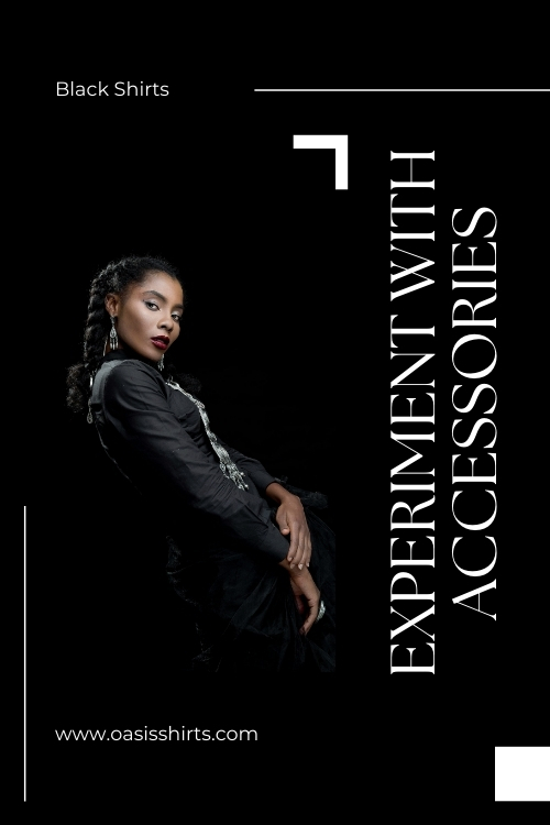 How to wear black shirt with accessories How to wear black shirt with accessories