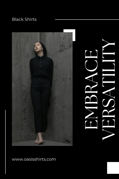 embrace versatility with black shirts