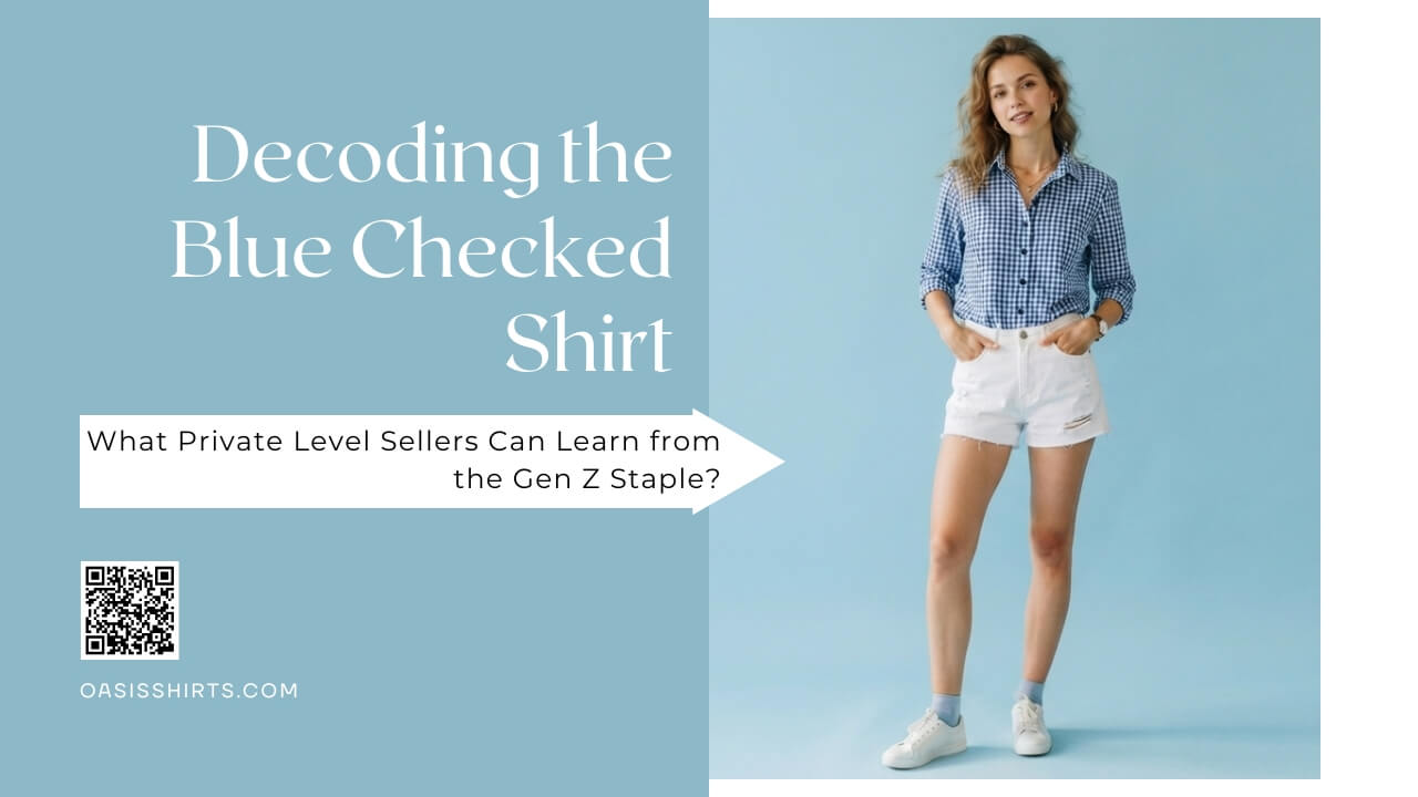 Blue Checked Shirts for Gen Z Fashion