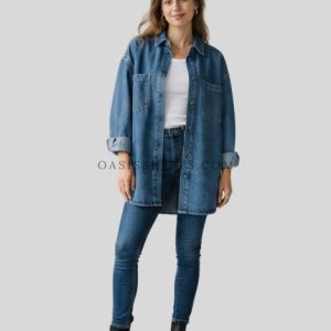oversized denim shirt supplier